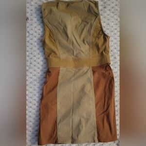 Asos cotton brown/tan‎ dress